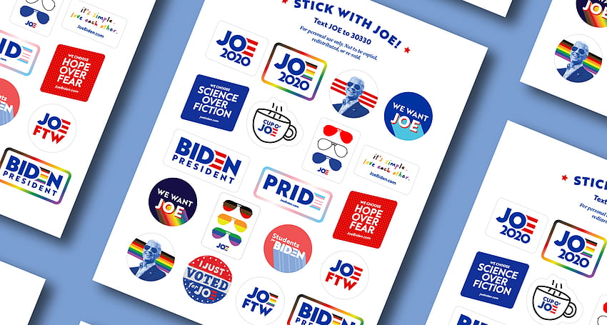 Biden campaign releases a flurry of digital DIY projects and virtual banners (yes, there are Zoom background), Joe Biden 2020 HD wallpaper