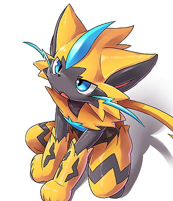 zeraora meets shiny Lucario PhoenixOfAmerica - Illustrations ART street