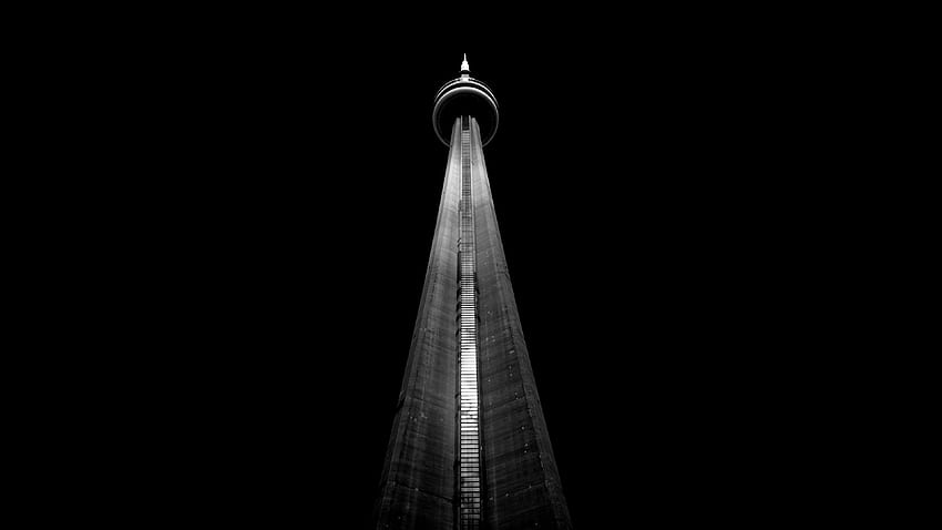 CN Tower and Background HD wallpaper