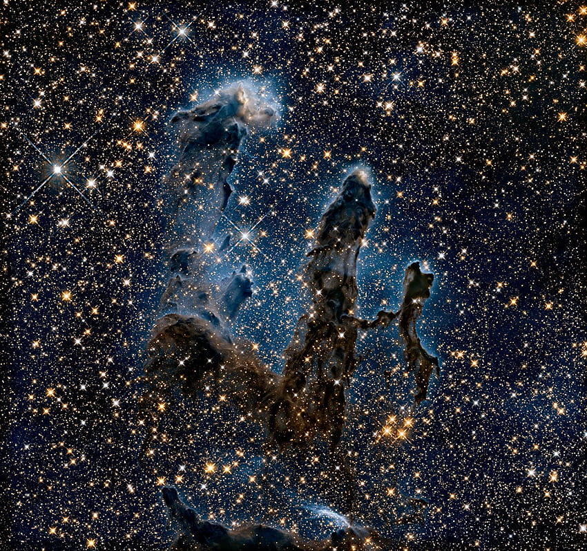 NASA Releases New High Definition View Of Iconic 'Pillars, Pillars of Creation Hubble HD wallpaper