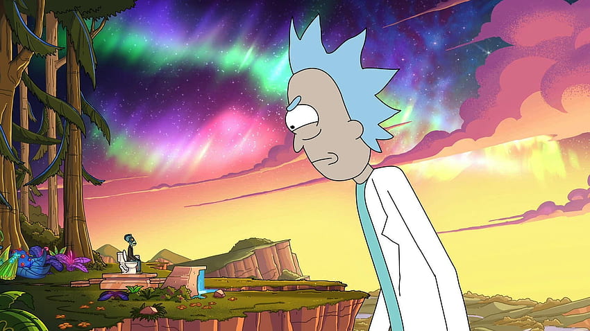 Rick and Morty 4. Sezonu yalnızca Adult Swim, Rick And North'ta izleyin HD duvar kağıdı