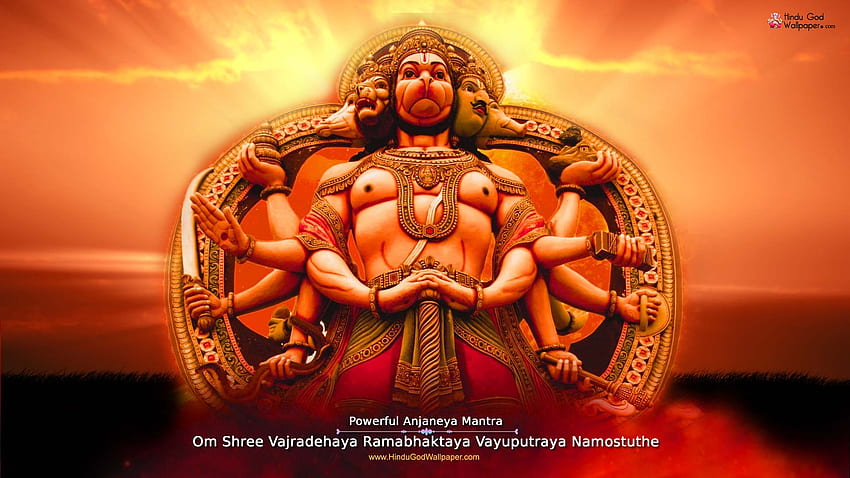Panchmoukhi Hanuman , & , Hanuman PC Fond d'écran HD
