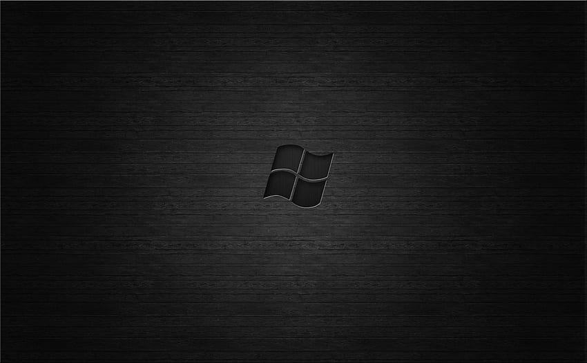 Dark . Computer , black, Windows , Windows Black PC HD wallpaper