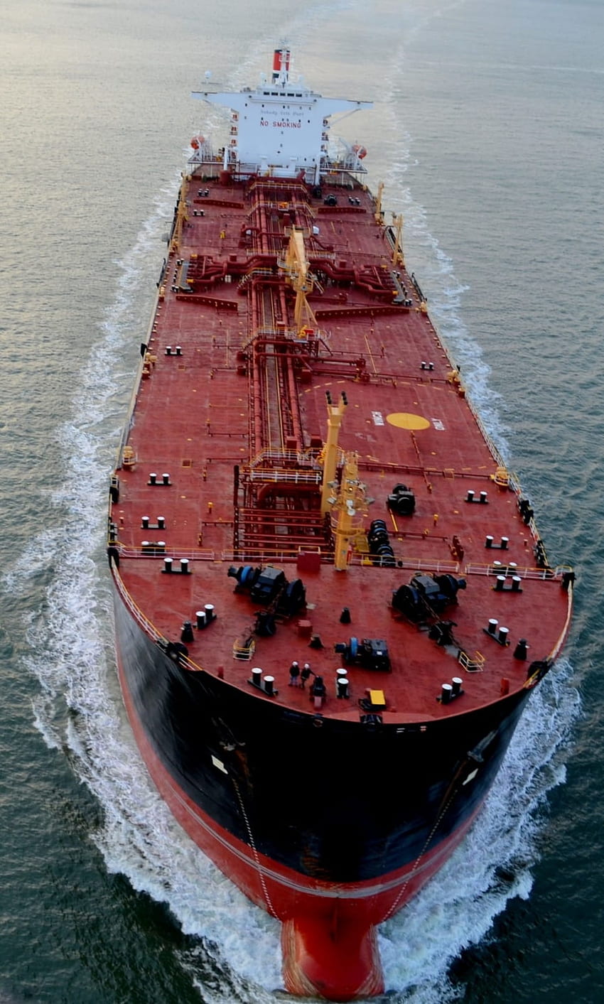เรือบรรทุกสินค้าสีแดงและดำ Ship Tanker วอลล์เปเปอร์โทรศัพท์ HD