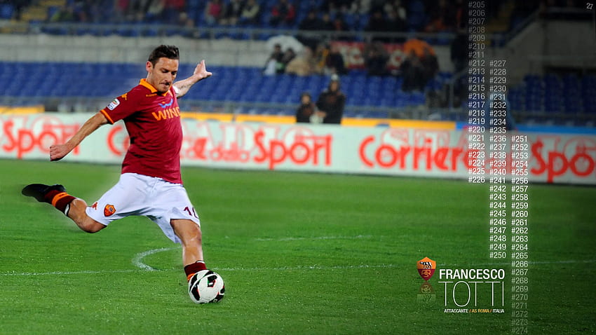 Francesco Totti – Forza27 HD wallpaper