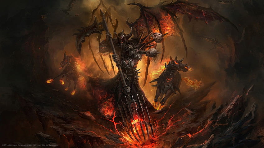 Hell background cool High Resolution, Hell Dragon HD wallpaper
