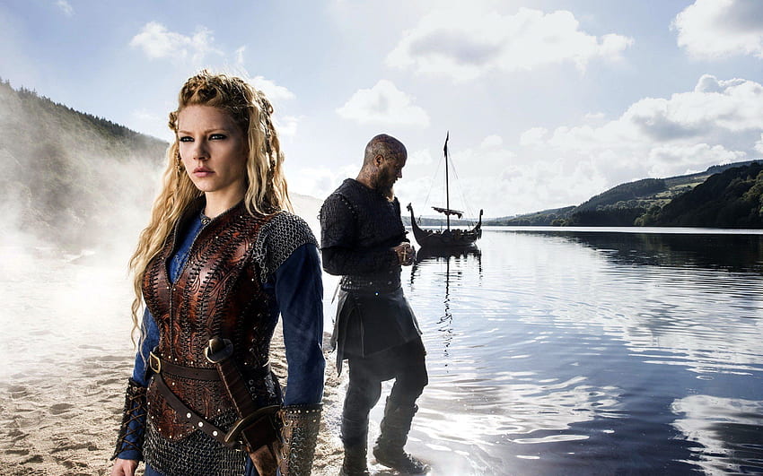 Vikingos (serie de televisión), Vikingos, Lagertha Lothbrok, Katheryn fondo de pantalla