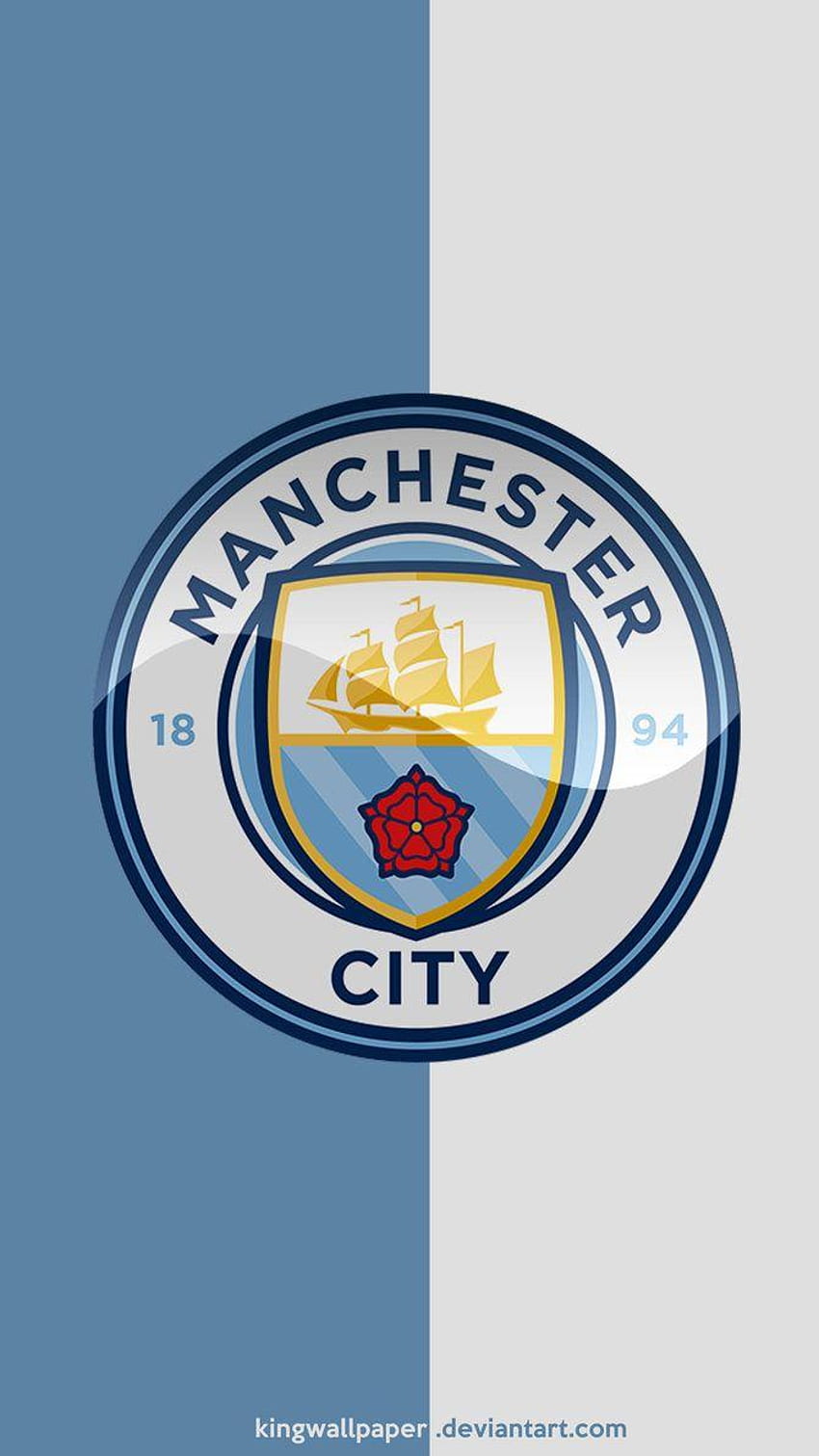 Manchester City, logo Manchester City Sfondo del telefono HD