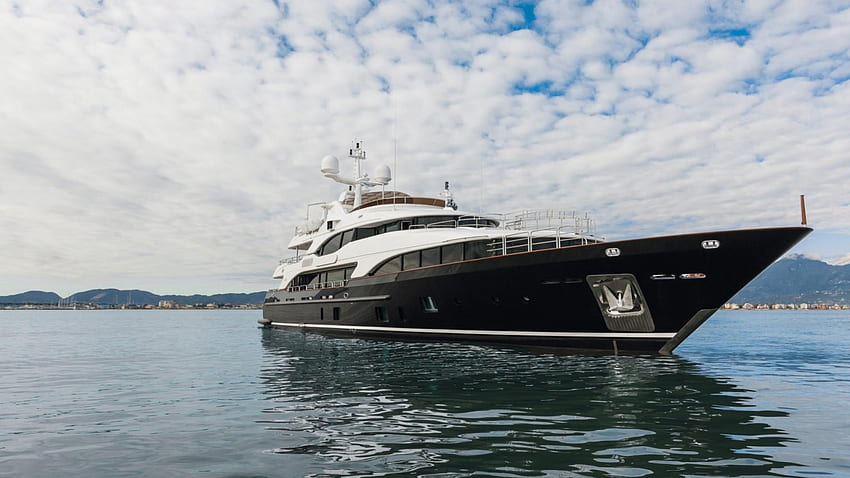 Yacht di lusso, barca, trasporto, mare, lusso, yacht Sfondo HD