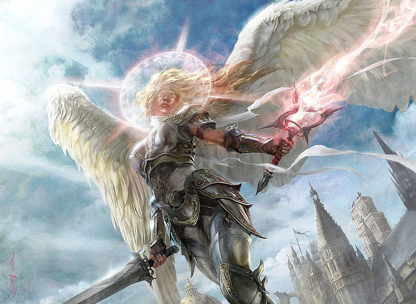Magic The Gathering Angel Di Angel Art Wallpaper HD Pxfuel