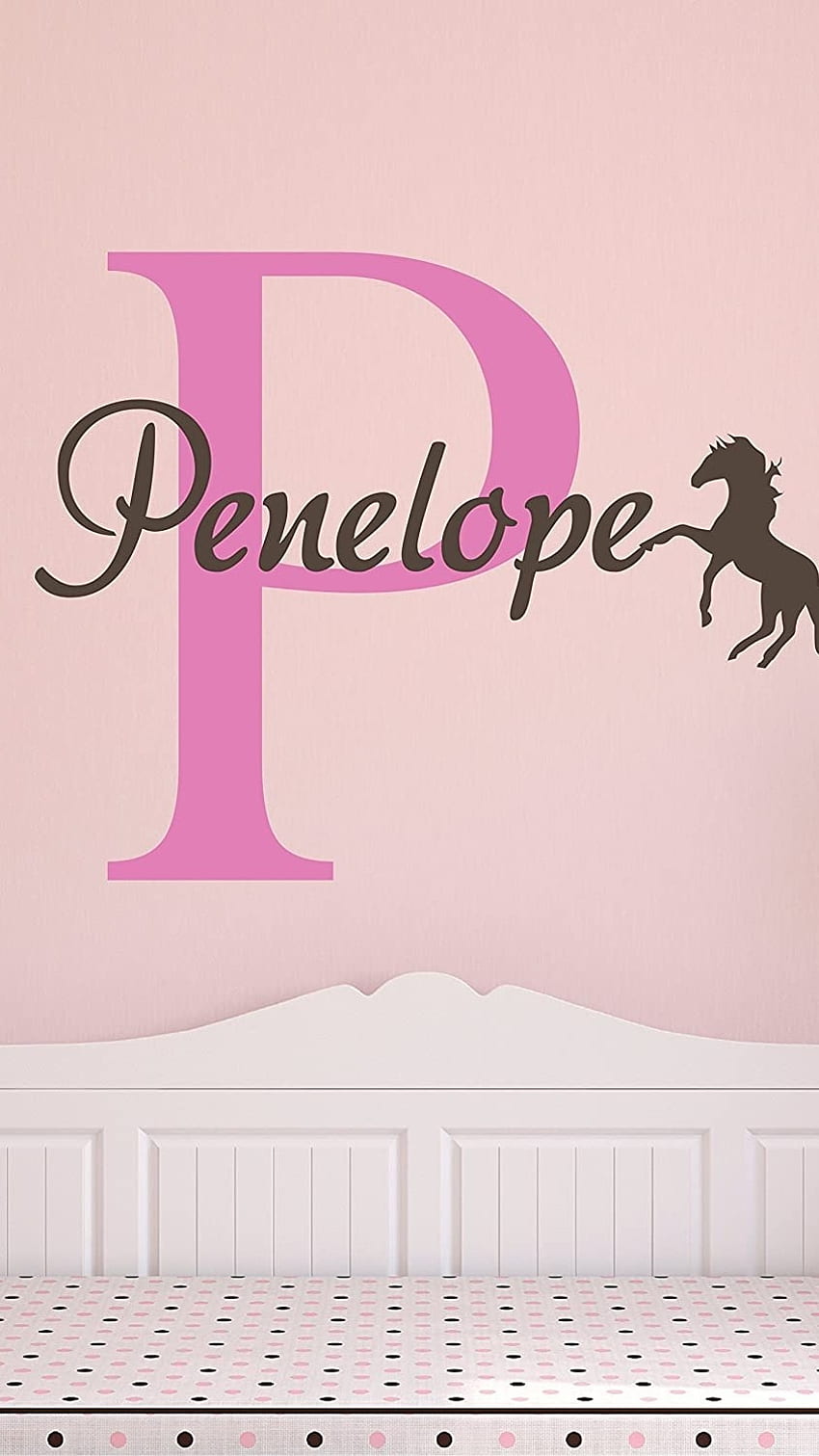 P Name, Penelope, girly name, pink HD phone wallpaper