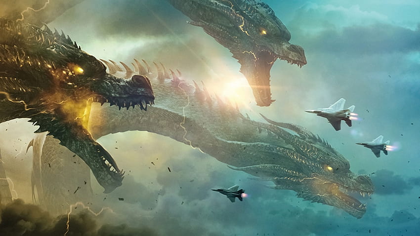 Rei Ghidorah Godzilla: Rei dos Monstros, Rei Geedorah papel de parede HD