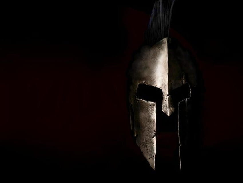 Spartanischer Helm HD-Hintergrundbild