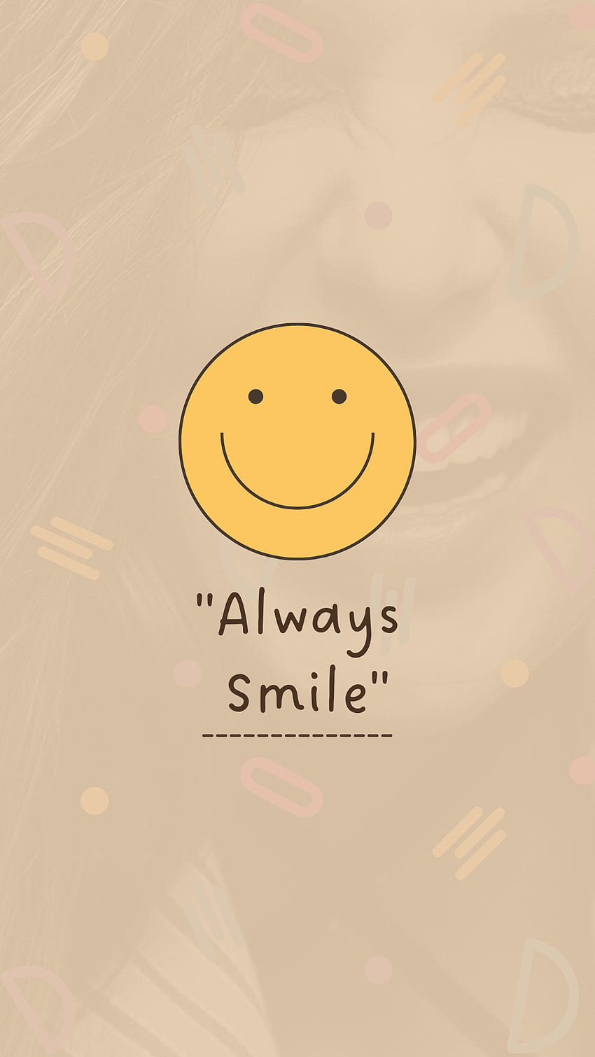 Always smile, head, happy, peace, mobile HD phone wallpaper | Pxfuel