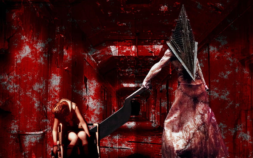 Silent Hill Pyramid Head Viewing Gallery HD wallpaper