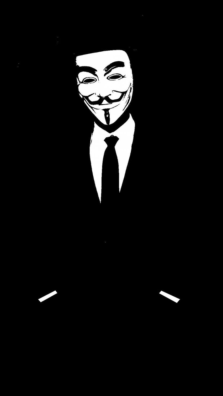 Анонимен телефон, анонимно лице HD тапет за телефон