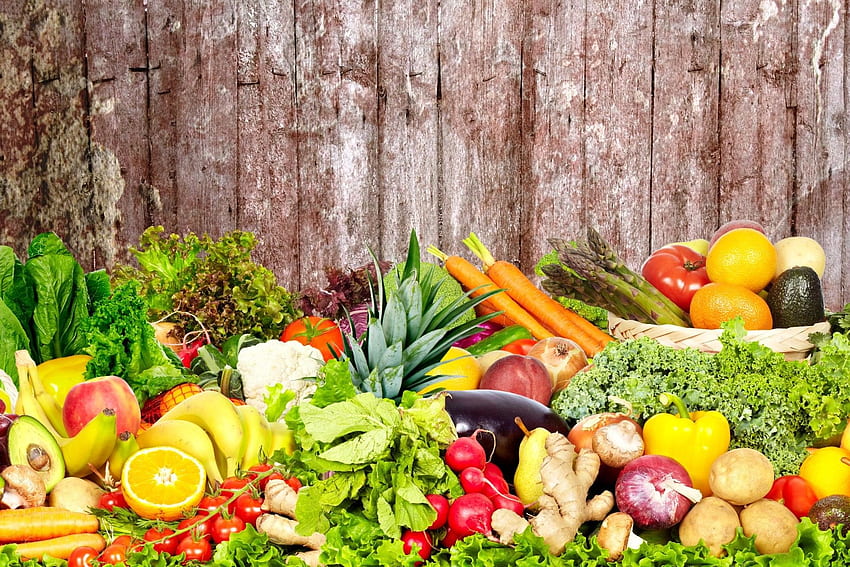 Obst und Gemüse, frisches Gemüse HD-Hintergrundbild