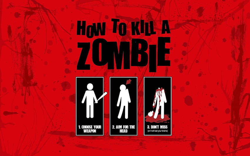 Zabawny zombie, humorystyczny zombie Tapeta HD