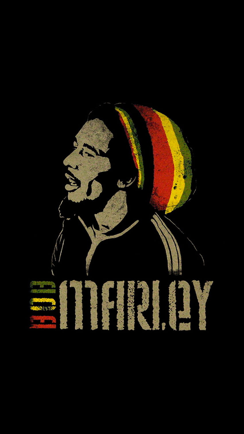 Bob Marley na iPhone'a 11, Pro Max, X, 8, 7, 6 - na 3, Bob Marley Art Tapeta na telefon HD
