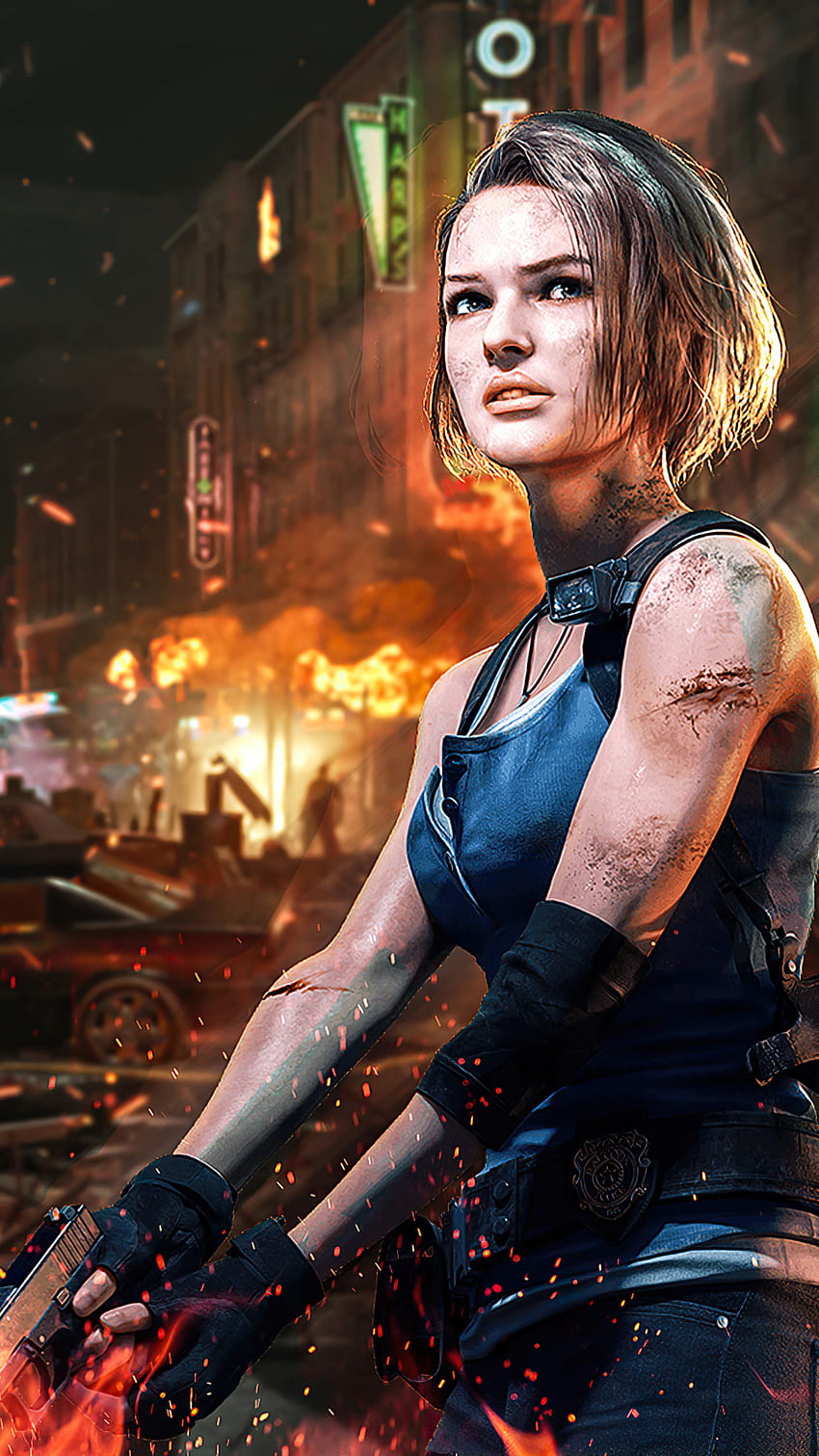 Jill Valentine Resident Evil 3 Tapeta na telefon HD