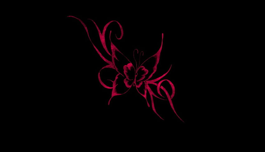 farfalla rosa e nera - La mia ragazza - Gallery, Dark Butterfly Sfondo HD
