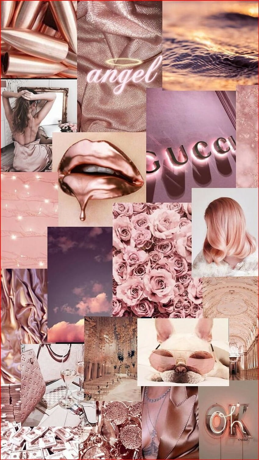 About bbmna See more about Collage and aesthetic Gucci Rose Gold  Aesthetic HD phone wallpaper  Pxfuel