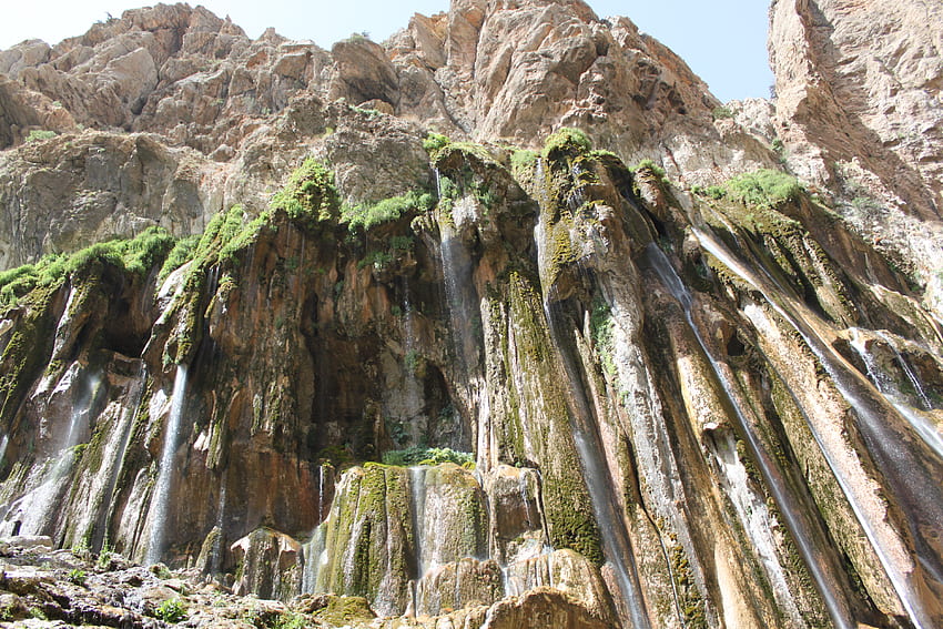 Iran, Shiraz, Margoon, Wasserfall, Wasserfall, Margoon, Iran, Shiraz HD-Hintergrundbild