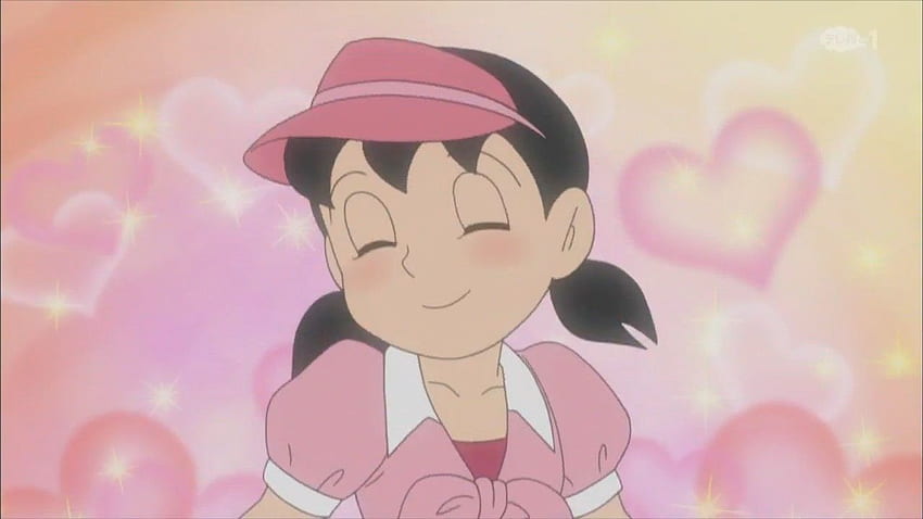 Shizuka con traje de cocina. Bocetos de dibujos de Disney, Doraemon, dibujos animados de Doremon fondo de pantalla