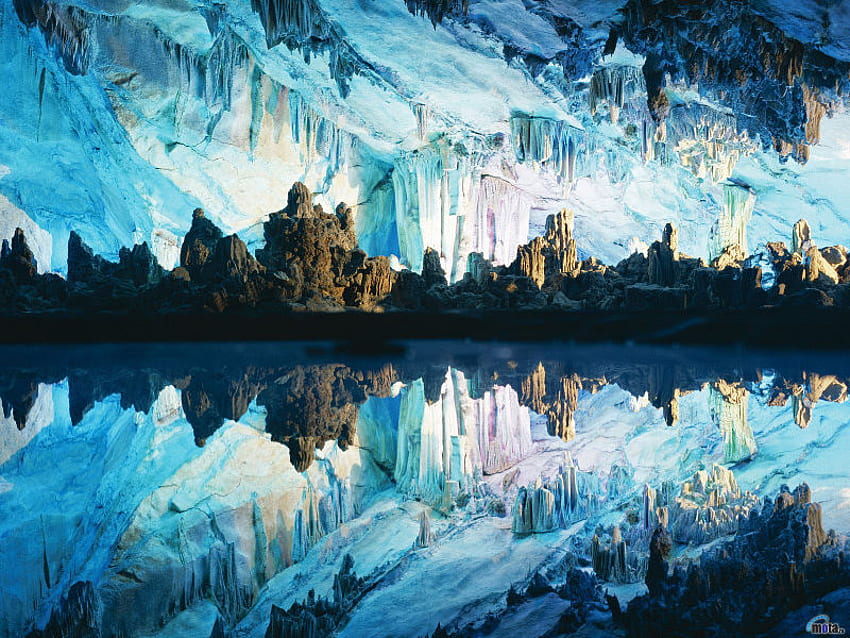 Glacial-Ice, замръзнал, абстрактно, изкуство, леден, лед HD тапет