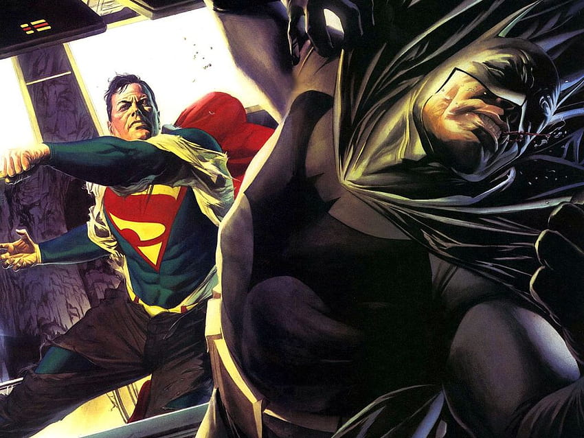 My - Comics: Superman vs Batman (autor: Alex Ross) Tapeta HD