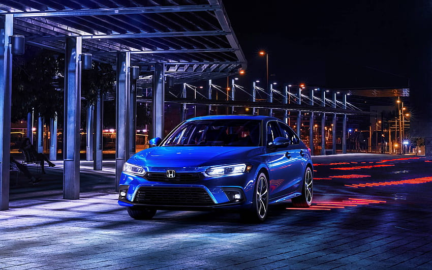 Honda Civic już w sprzedaży, ogłoszono pełną cenę — Przewodnik po samochodach, Honda Civic Blue Tapeta HD