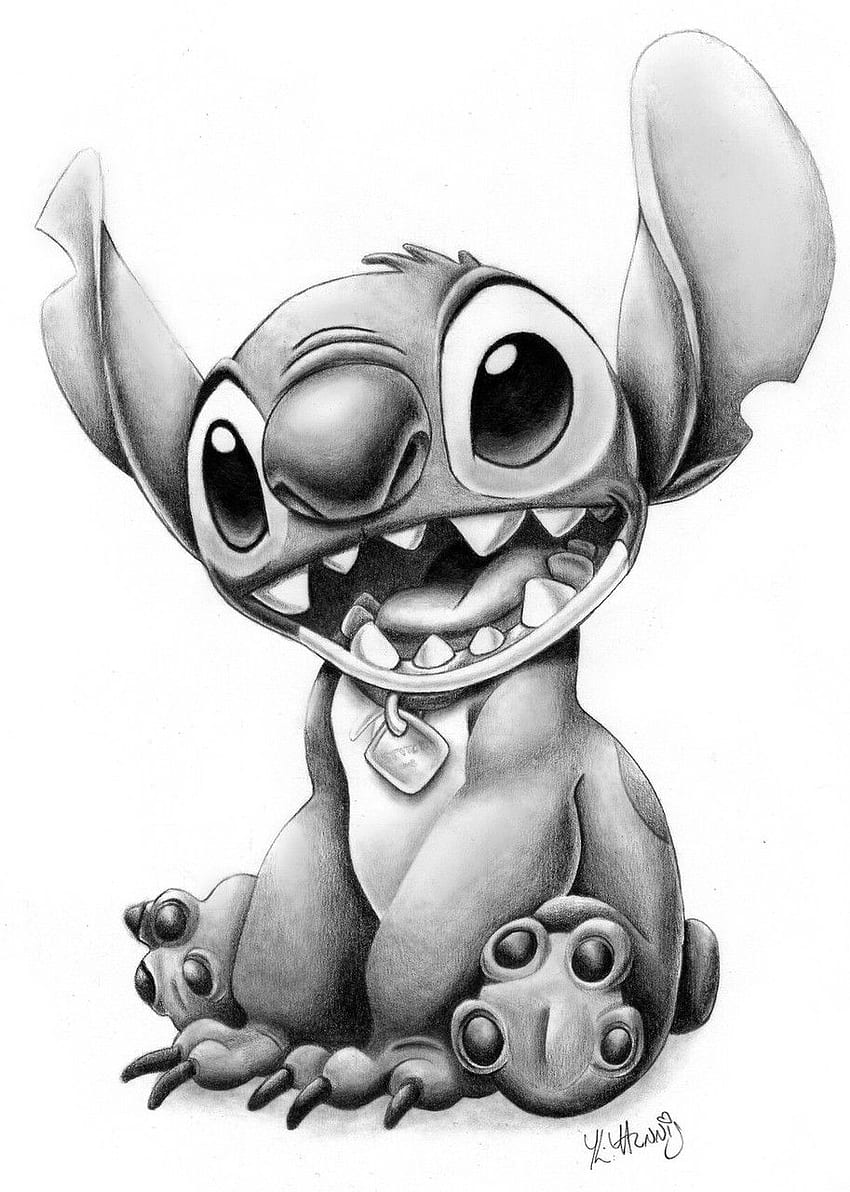 Collection of Stitch Drawing With Background. High quality, Cute Stitch HD phone wallpaper