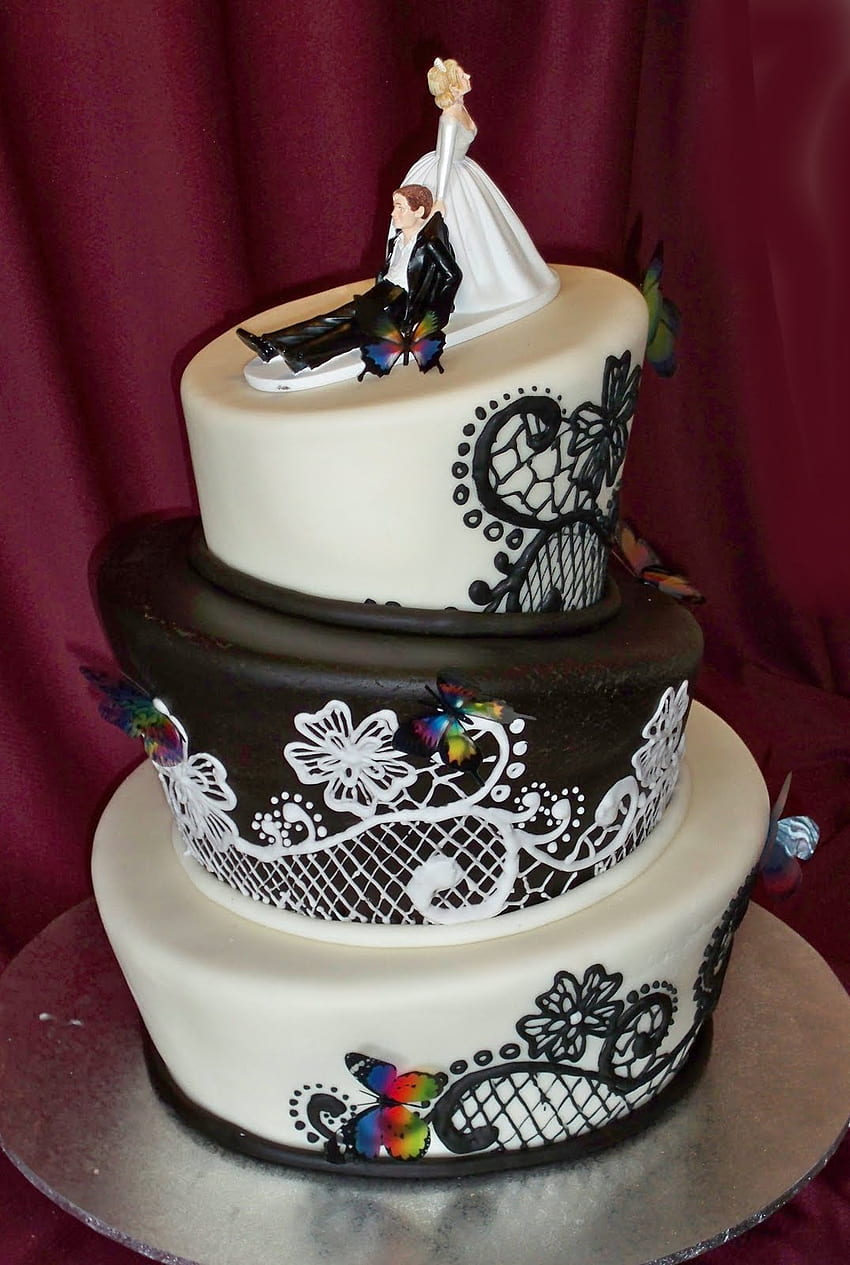 Красиви сватбени торти Cake Boss – Cherry Marry HD тапет за телефон