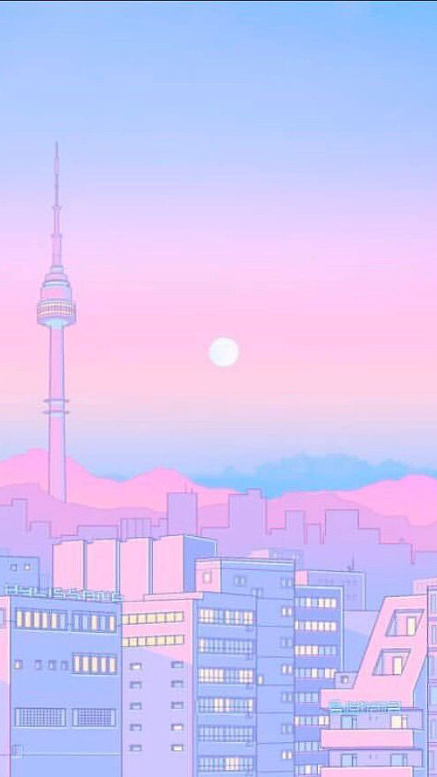 Pastel Retro Anime Aesthetic • For You HD phone wallpaper