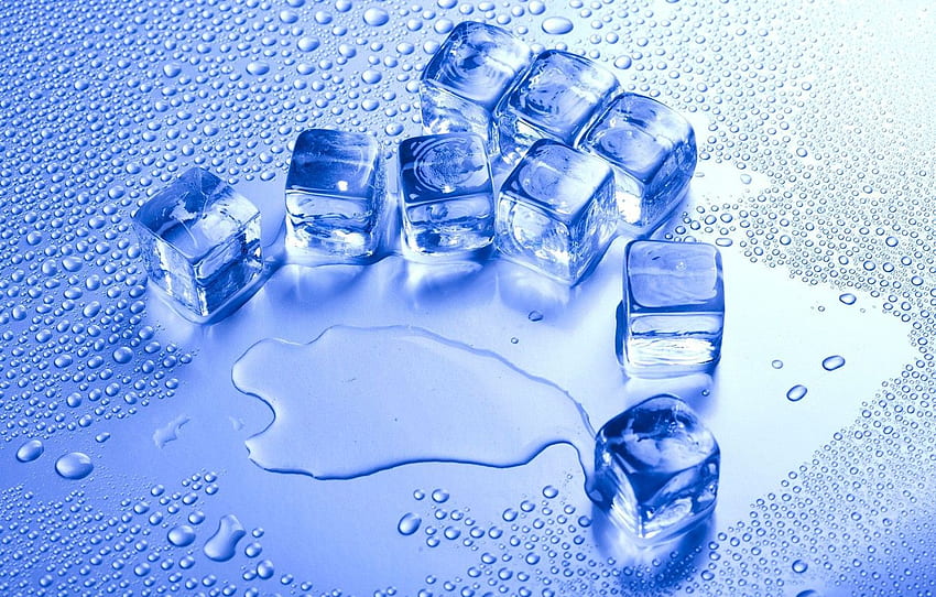 Cold, ice, water, drops, background, , , ice, different, , background, full  screen, , for , section разное, Ice Blue Water HD wallpaper | Pxfuel