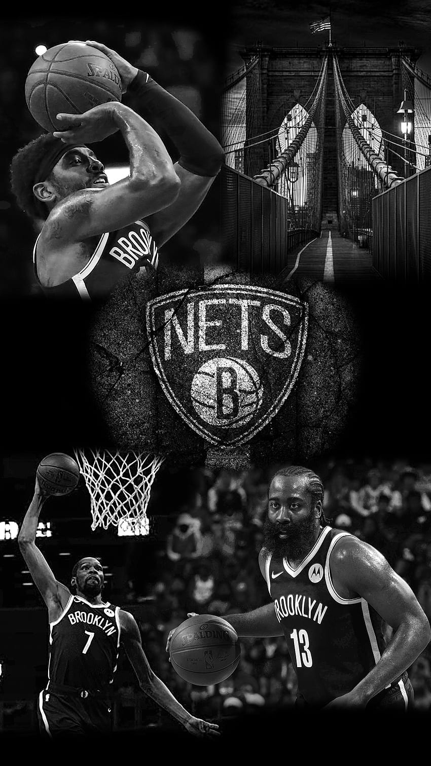 Brooklyn Nets, basketball, graphique, durant, nba, irving Fond d'écran de téléphone HD