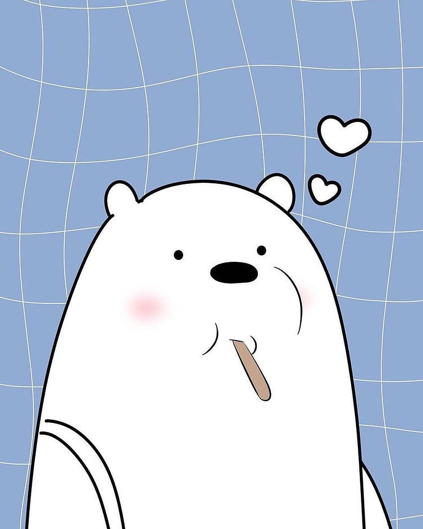 We Bare Bears บน Instagram: “❄️ หมีสีฟ้า วอลล์เปเปอร์โทรศัพท์ HD