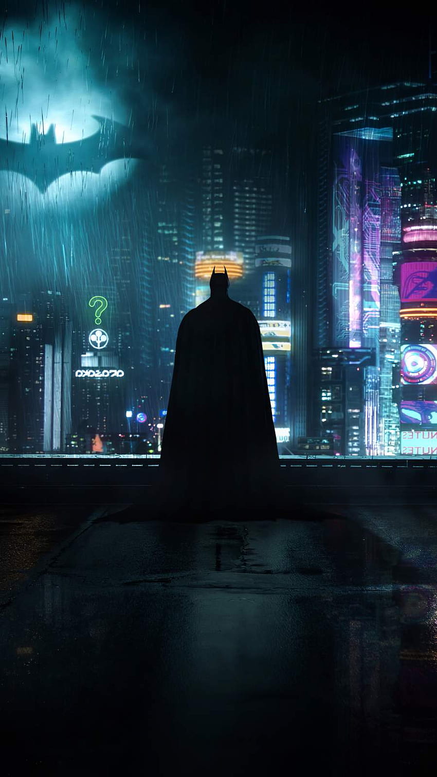 Neon Gotham Batman IPhone - ไอโฟน : ไอโฟน , ไอโฟนแบทแมน วอลล์เปเปอร์โทรศัพท์ HD