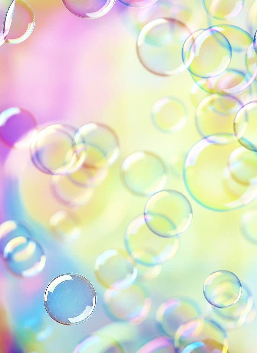 Burbujas de arco iris pastel, Burbuja amarilla fondo de pantalla del  teléfono | Pxfuel