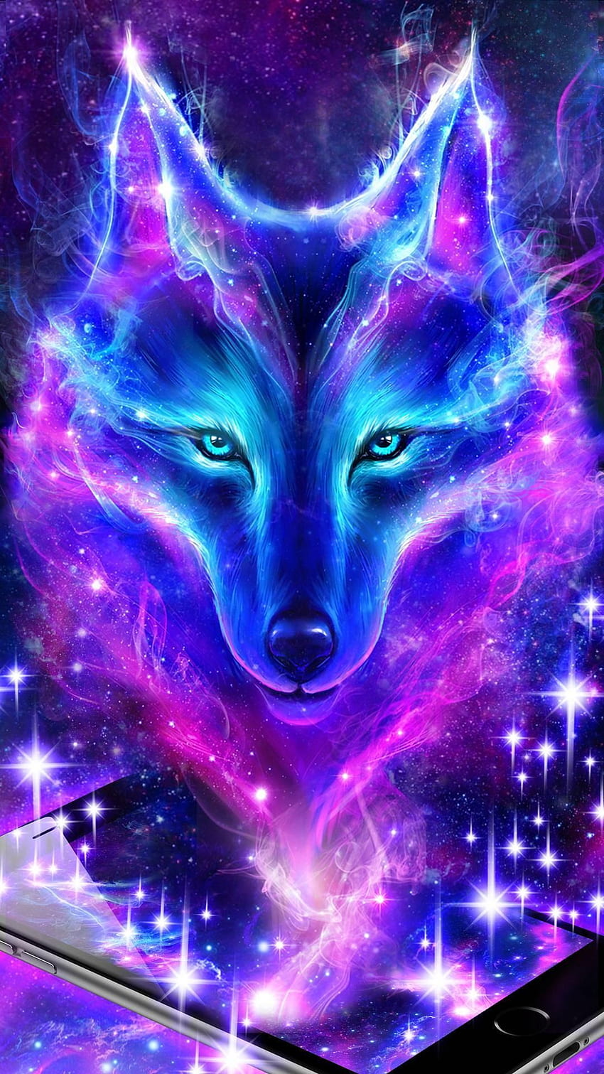 Spirit Wolf Android Galaxy wolf Wolf  Animal  Purple Spirit Wolf HD  phone wallpaper  Pxfuel