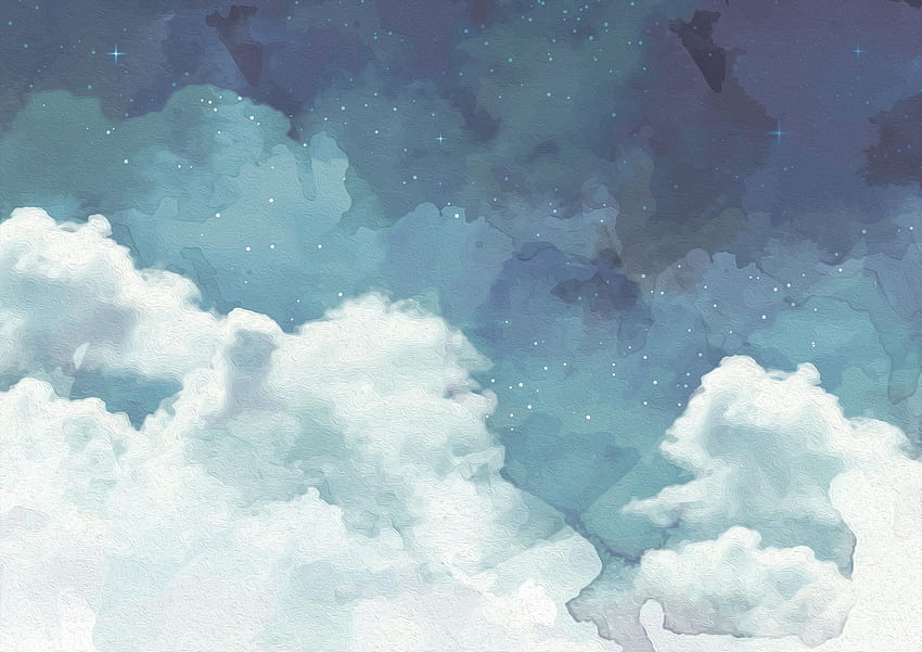 Bầu trời, Cloudy Night HD wallpaper