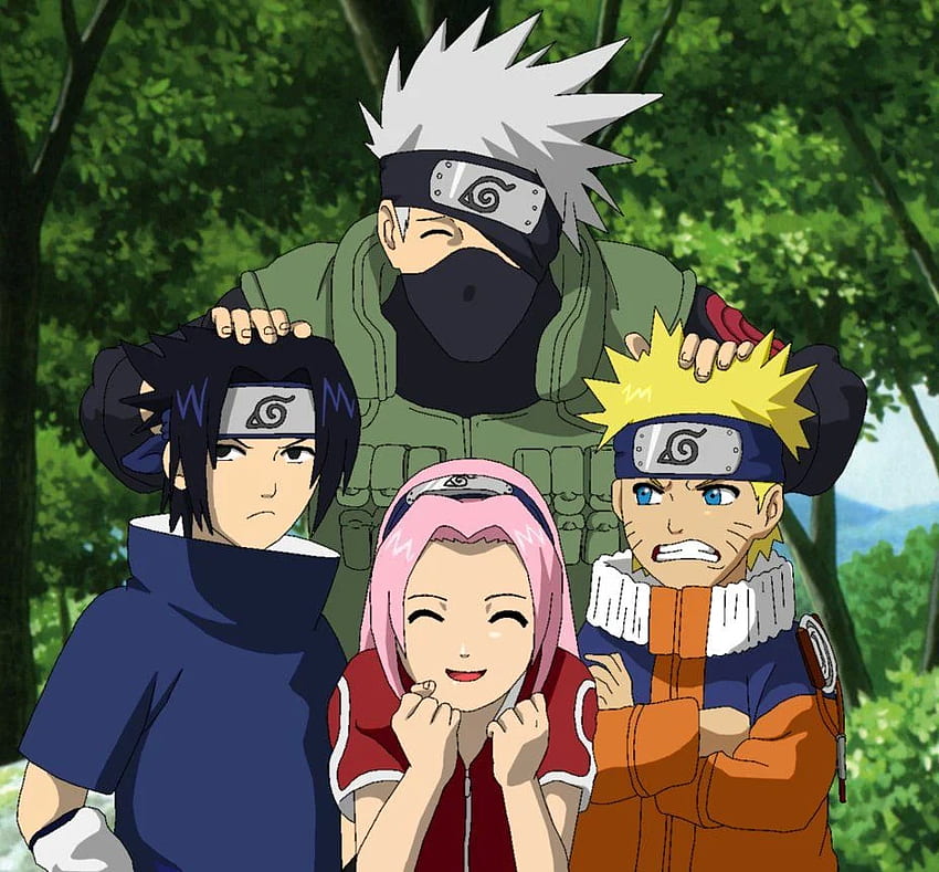 Team 7. Animes. Naruto HD wallpaper