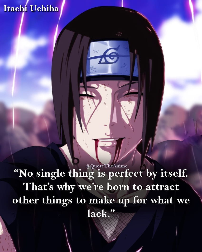 Powerful Itachi Quotes - Naruto (HQ ). Itachi uchiha HD phone wallpaper