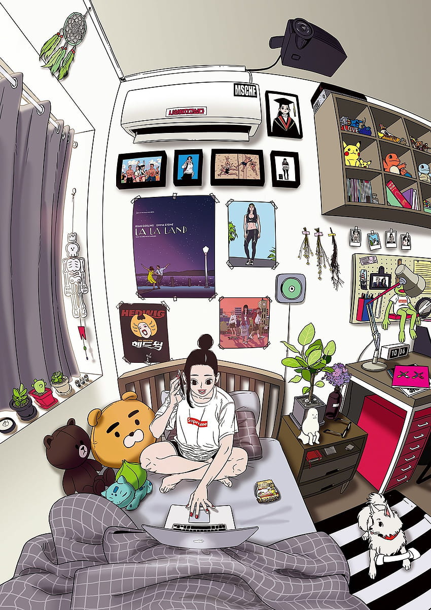 Anime Room Aesthetic, Aesthetic Bedroom HD phone wallpaper | Pxfuel