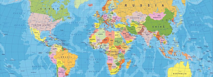 World Map . World Map for Walls, World Atlas HD wallpaper
