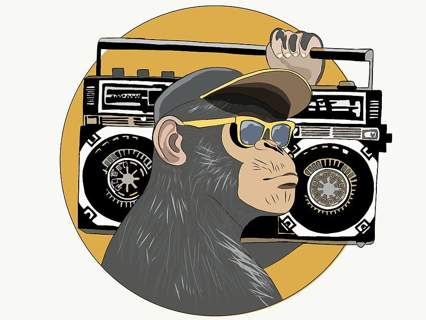 IL• LUSTRACIÓ - Swag Monkey! HD wallpaper