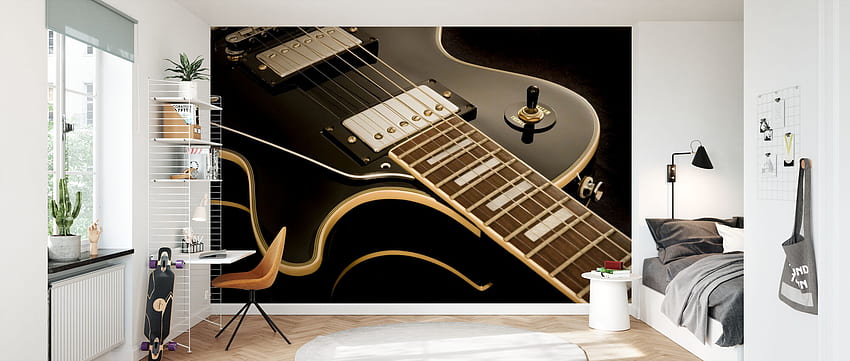 Chitarra vintage – Carta da parati su misura – parete, chitarra elettrica vintage Sfondo HD