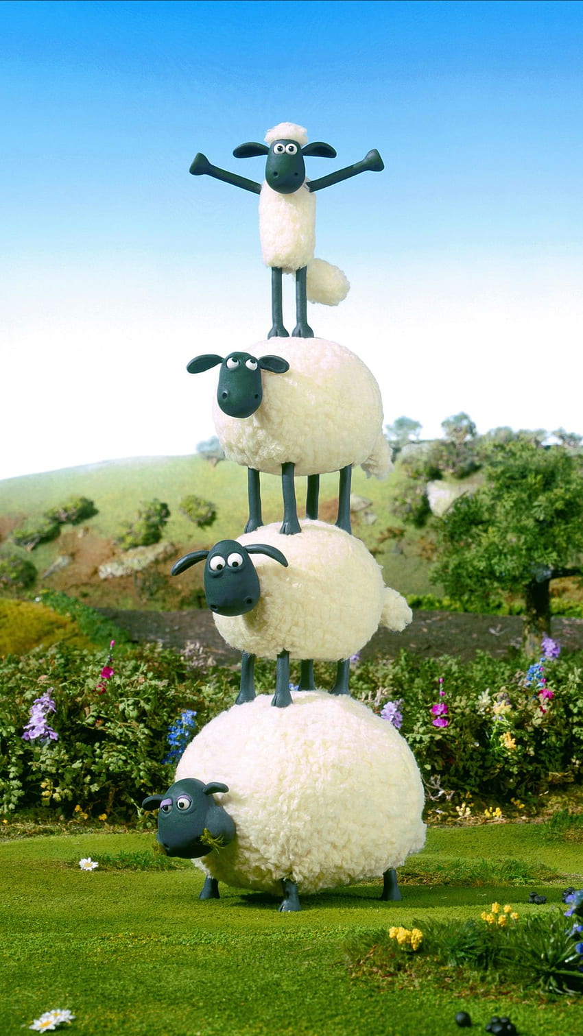 Shaun the Sheep iPhone HD phone wallpaper