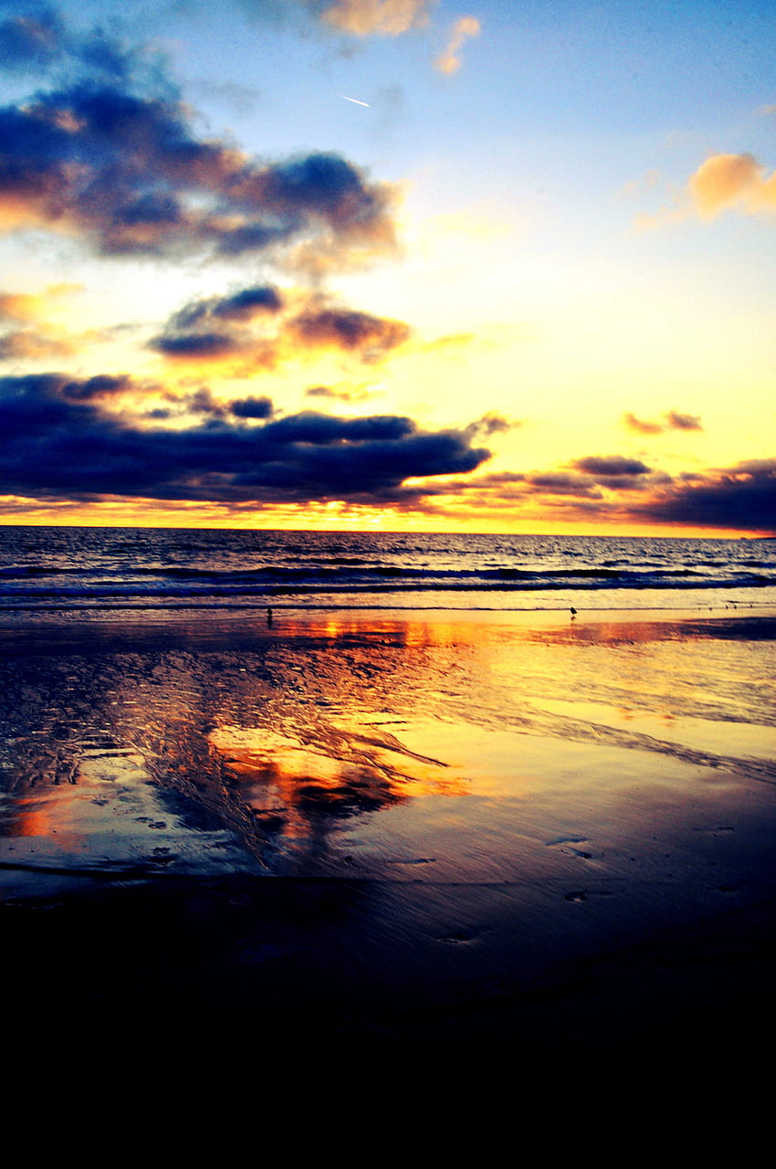 Of Beach Gün Batımı Tumblr Pretty iPhone Full Pics HD telefon duvar kağıdı