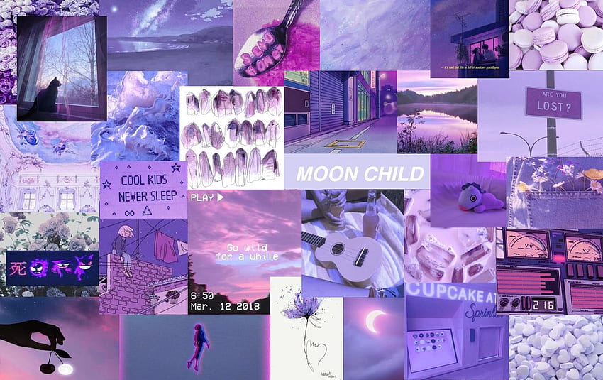 Tumblr Lila ラップトップ、Lavender Aesthetic 高画質の壁紙